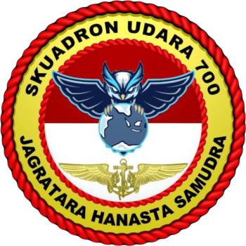 Coat of arms (crest) of the Air Squadron 700, Indonesian Navy