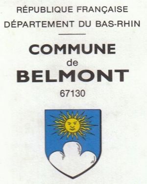 Blason de Belmont (Bas-Rhin)