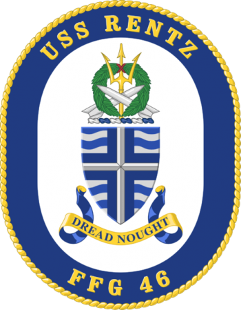 Coat of arms (crest) of the Frigate USS Rentz (FFG-46)