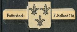 Wapen van Puttershoek/Arms (crest) of Puttershoek