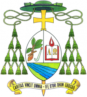 Arms (crest) of Gabriel ’Leke Abegunrin