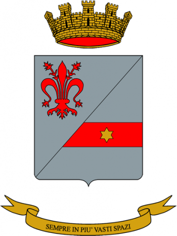 Coat of arms (crest) of the 2nd Signal Regiment, Italian Army