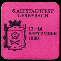 Wappen von Gernsbach/Arms (crest) of Gernsbach