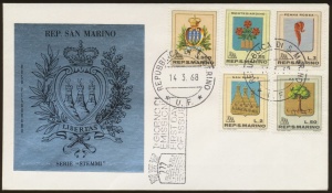 Arms of San Marino (stamps)