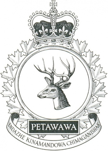Coat of arms (crest) of the Canadian Forces Base Petawawa, Canada