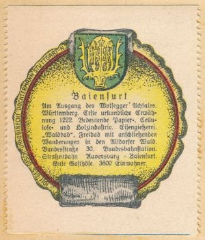 Wappen von Baienfurt/Coat of arms (crest) of Baienfurt