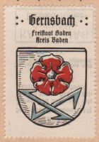 Wappen von Gernsbach/Arms (crest) of Gernsbach