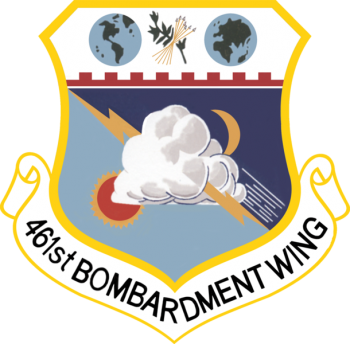 Coat of arms (crest) of 461st Air Control Wing, US Air Force