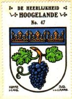 Wapen van Hoogelande/Arms (crest) of Hoogelande