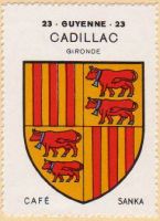 Blason de Cadillac/Arms (crest) of Cadillac